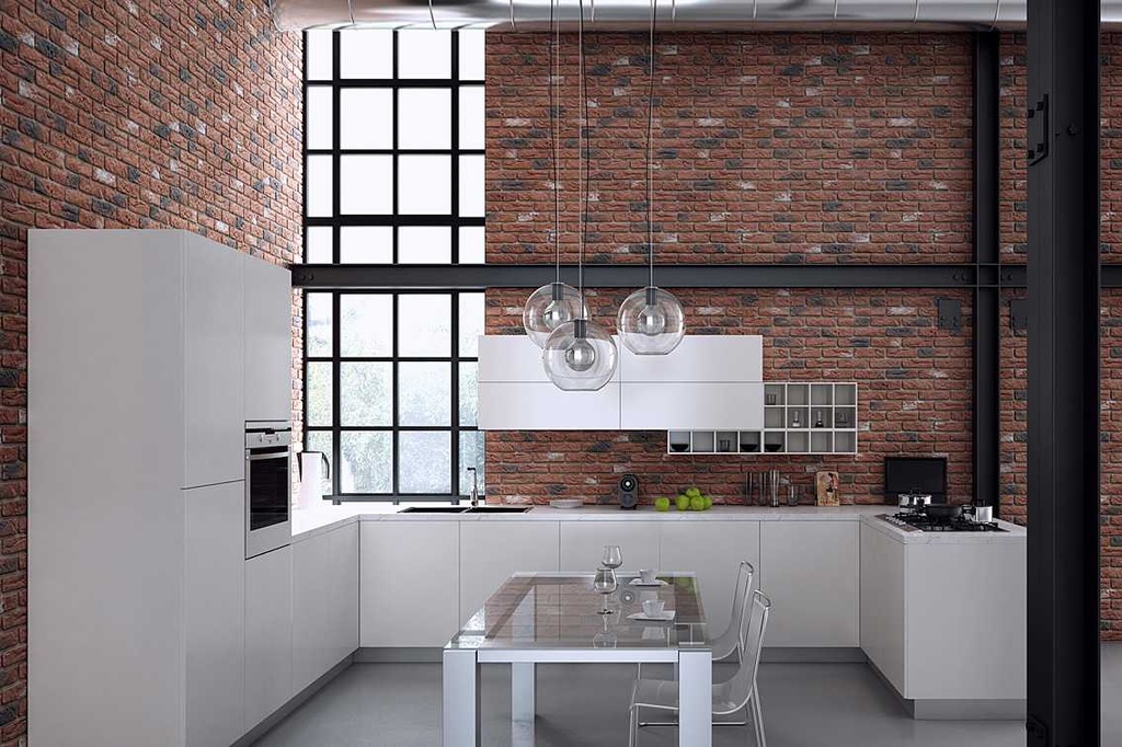 Stone Master  Loft Brick Brick - corner