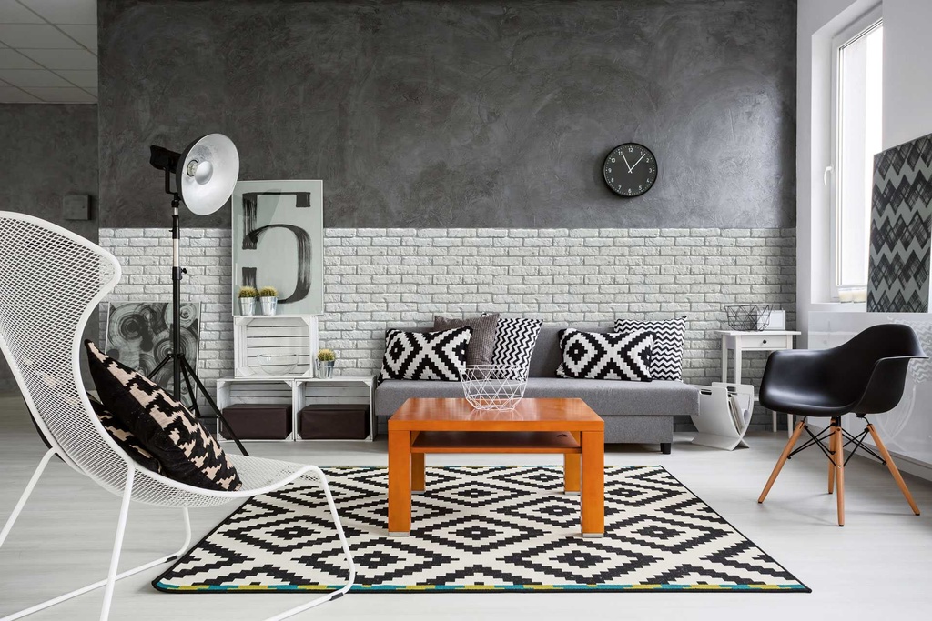 Stone Master  Retro Brick White - Corner