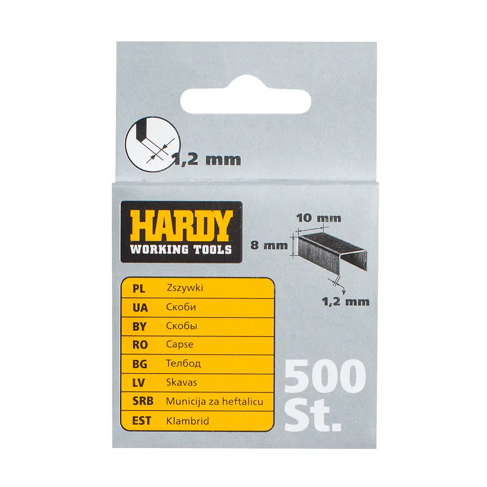KAEM Staples 10x10x1.2mm 500pcs /2241-650010/