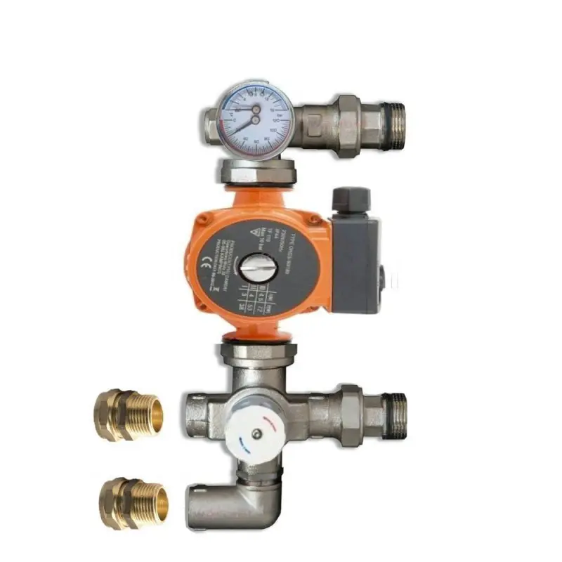 Pump mixer blending valve - set