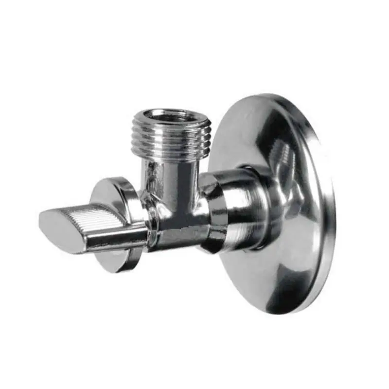 Stainless steel angled water isolating valve 1/2x1/2 - D59/L139