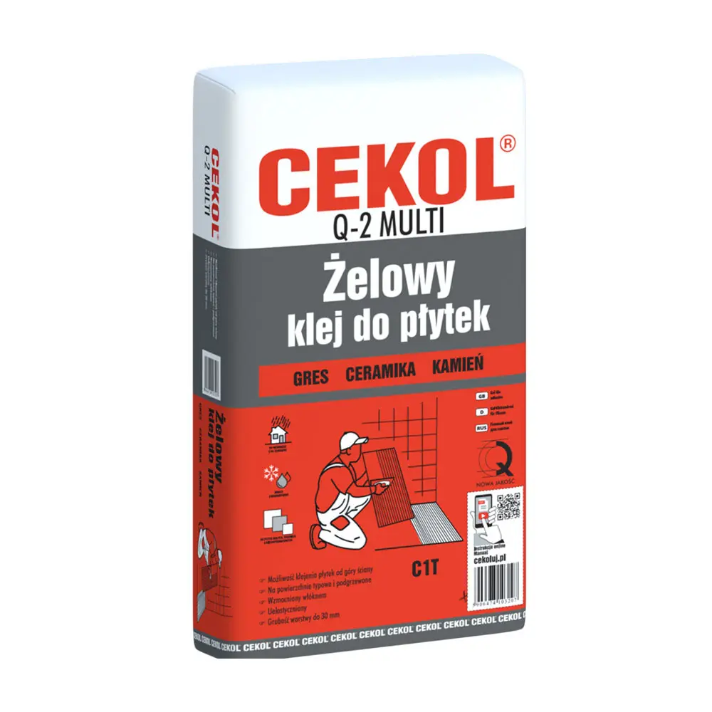 CEKOL Q-2 MULTI GEL TILE ADHESIVE 20kg