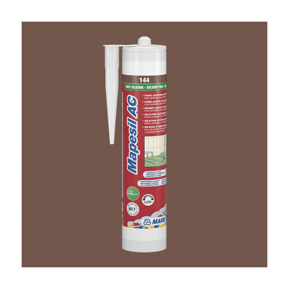 Mapei sanitary silicone 310ml - 144 checolate