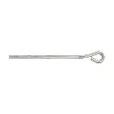 Suspension wire with hook for rotary hanger