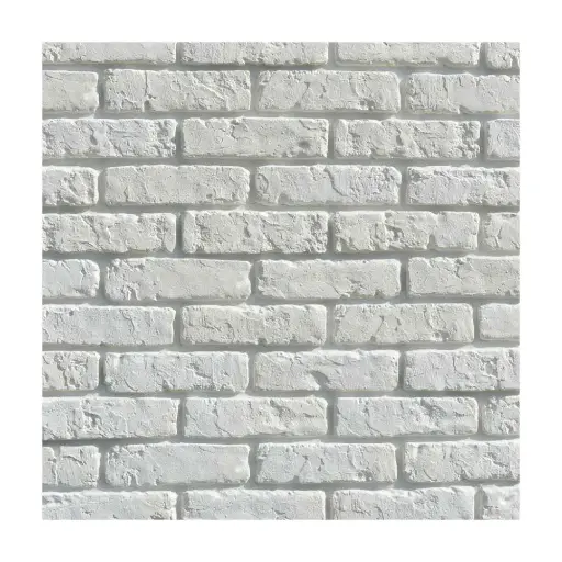 [110807] Stone Master  Retro Brick White - Corner