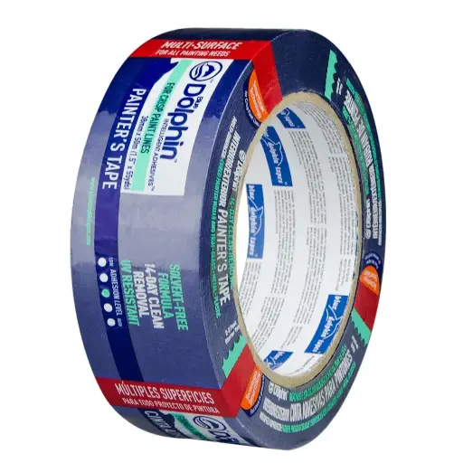 [101804] Blue Dolphin Masking Tape Quick Rip- exterior - 48mm x 41m