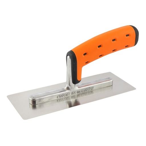 [112849] Smooth stainless steel trowel 'venice' - Solid 6034 - 80x200mm