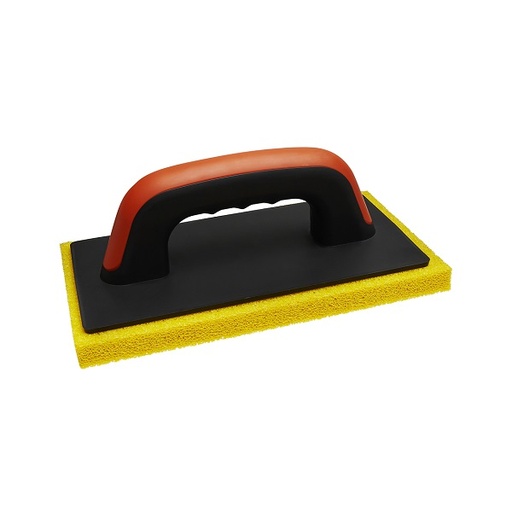 [112960] Plastic float with rubber sponge yellow - Solid 5360 - 130x250mm