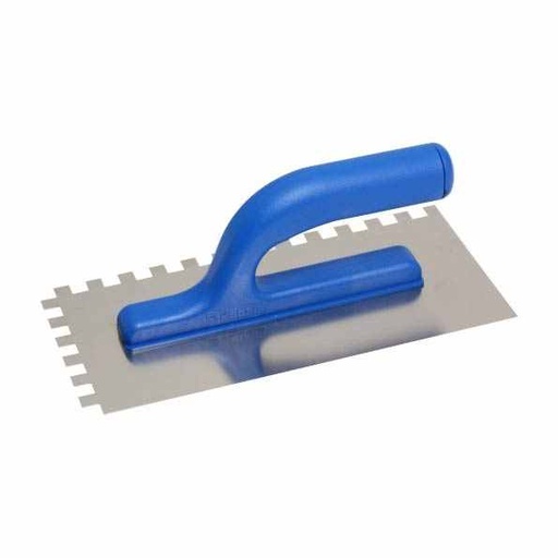 [110213] Stainless Steel Trowel, Notched - Kubala 0403 - 130X270Mm