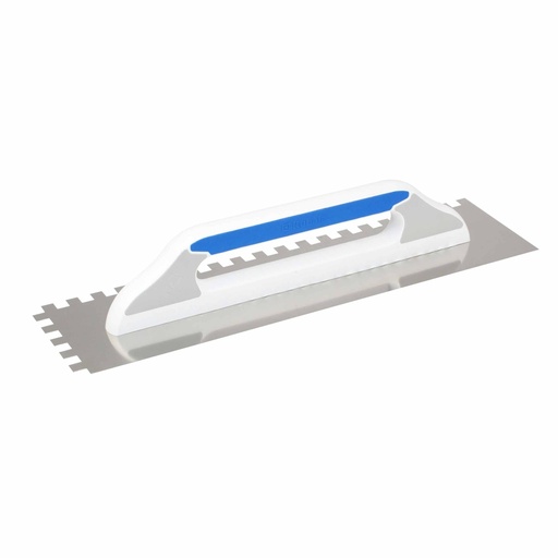 [102232] Stainless Steel Notched Trowel 12Mm - Kubala 0255 - 130X480Mm
