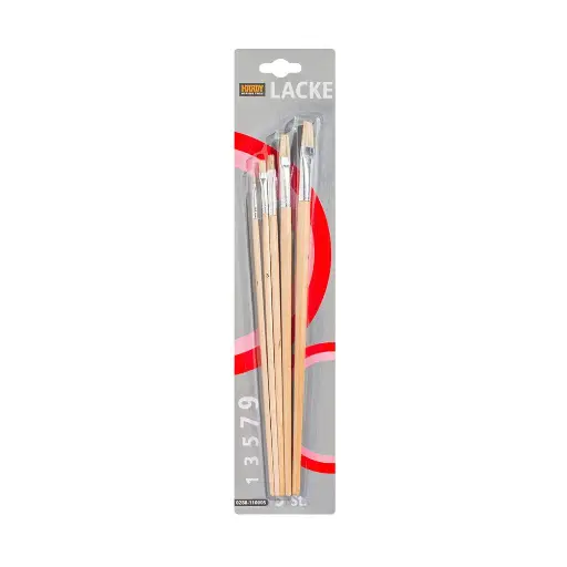 [112387] KAEM Flat brush set 5pcs /0280-110005/