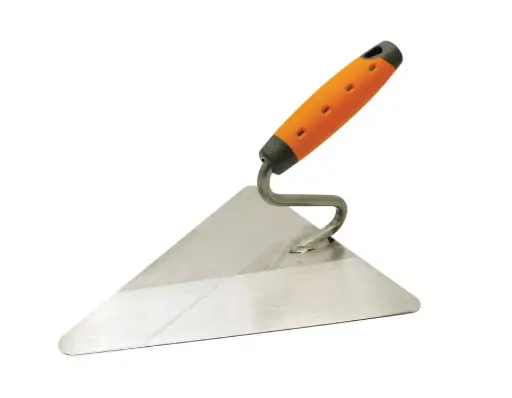 [113128] SOLID - stainless traingular trowel 180mm /6148/