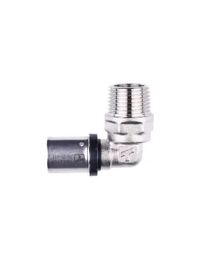 [103698] Tweetop Press Elbow with male thread 16x3/4" GZ
