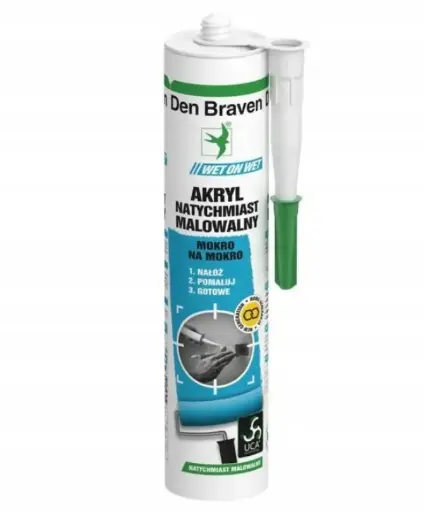 [103986] Den Braven Acryl - WET on WET - white - 300ml