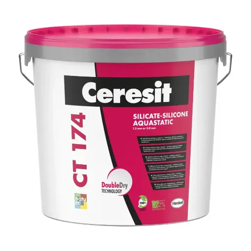 Ceresit CT174 - HYBRID silicone render 1.0mm - Hand+Machine - 25kg