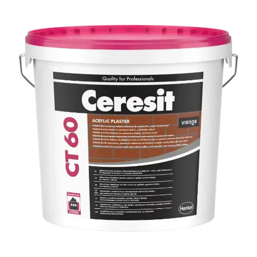[112478] Ceresit CT60 VISAGE acrylic render 0.5mm - 25kg - TRANSPARENT