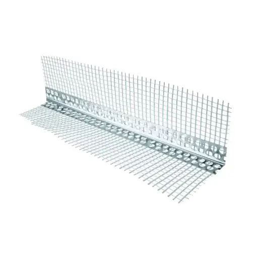 [100690] CORNER with MESH - aluminium - 2.5m