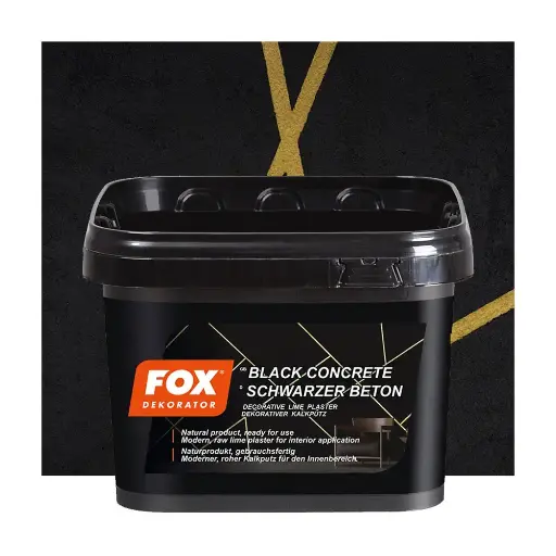 [112572] FOX Dekorator Black Concrete - 14kg