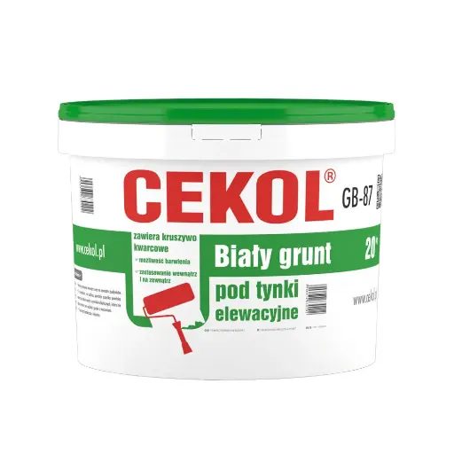 [100692] Cekol GB-87 white primer for external plaster - 20kg