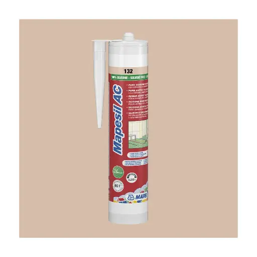 [101038] Mapei sanitary silicone 310ml - 132 beige