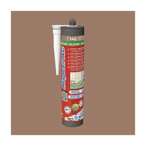 [101515] Mapei sanitary silicone 310ml - 142 brown