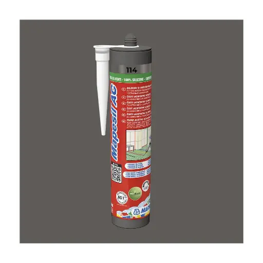 [101036] Mapei sanitary silicone 310ml - 114 anthracite
