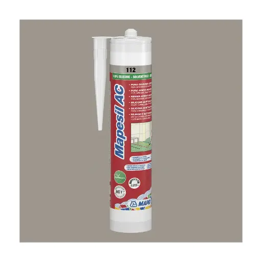 [101034] Mapei sanitary silicone 310ml - 112 titan