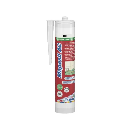 [101032] Mapei sanitary silicone 310ml - 100 white