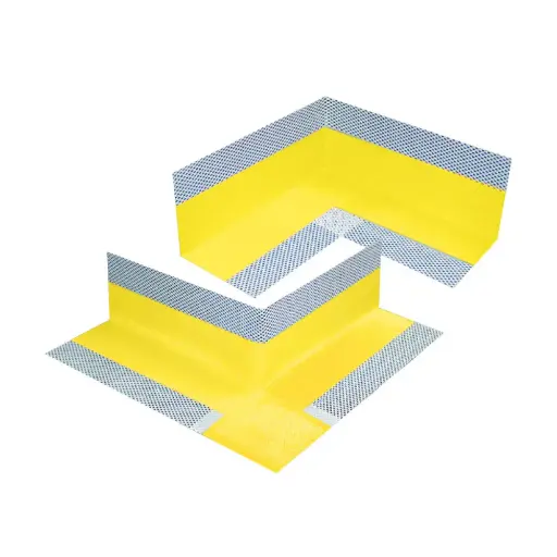 WIM corners for sealing tape